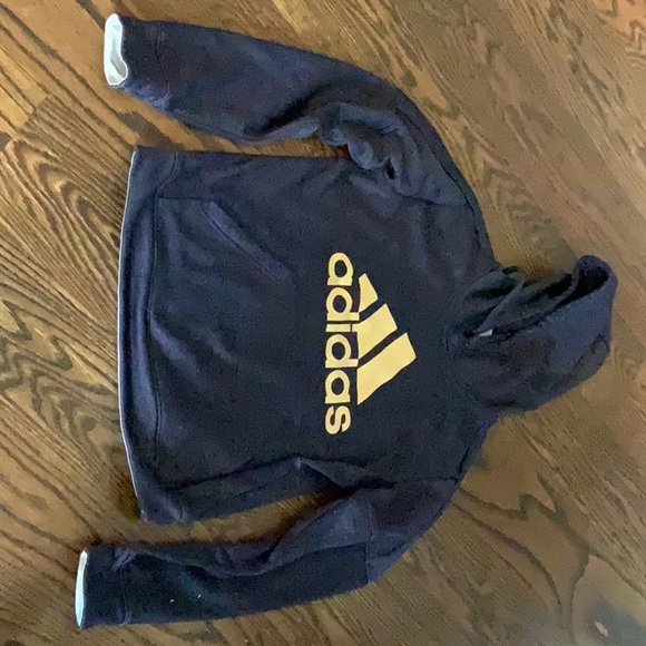 adidas navy blue and gold sweatshirt - Picture 2 of 3